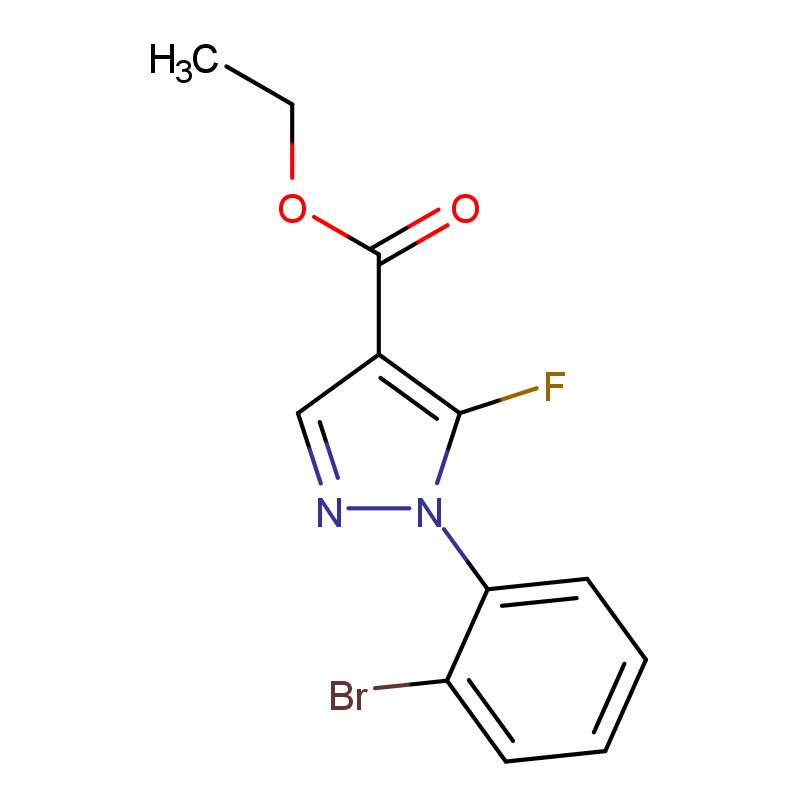 5-氟-1-(2-溴苯基)-1H-吡唑-4-羧酸乙酯